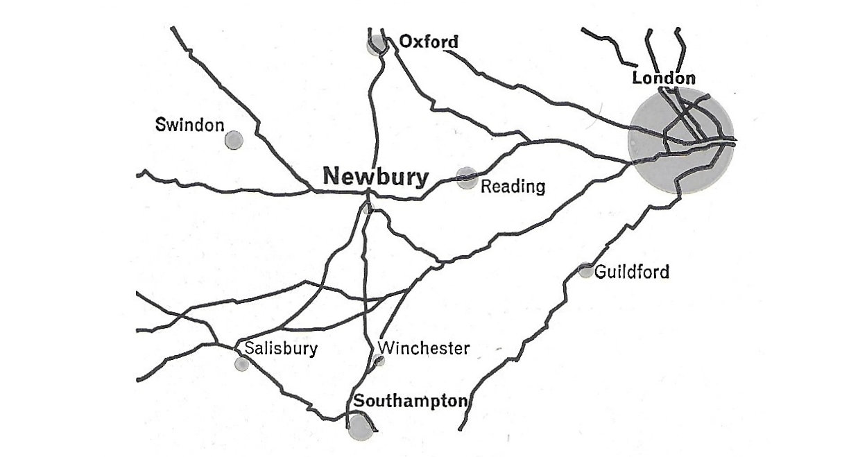 Fig.65 General location of Newbury. 