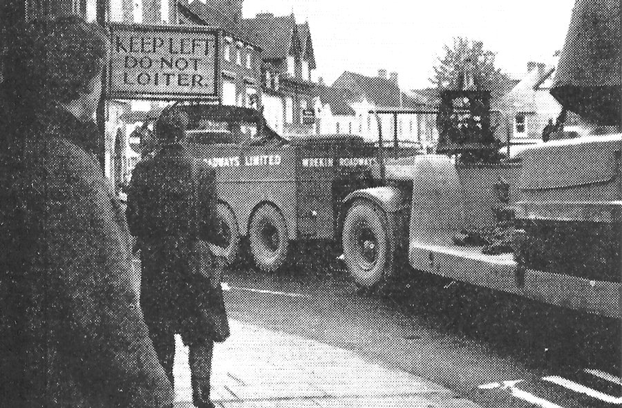 Fig.68 Heavy through traffic in the town centre.