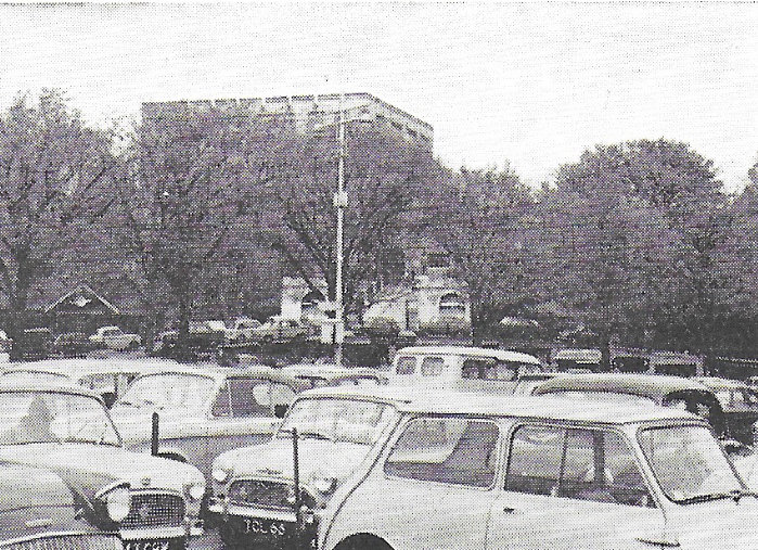 Fig. 156 Much of the setting of the Castle is used for car parking.