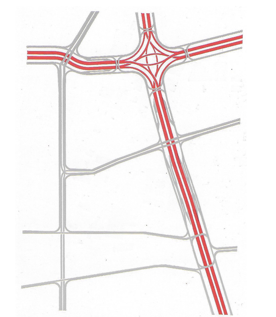 Fig. 191 In order to reduce noise and severance the primary and district distributors are here combined