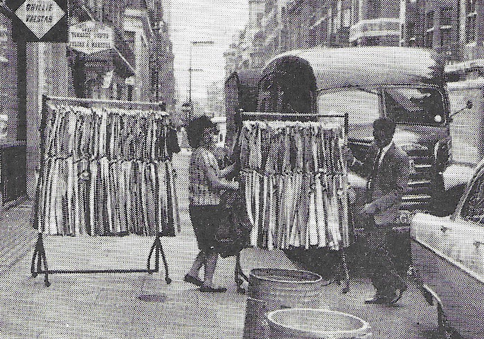 Fig. 168 Margaret Street. Typical loading problems for the dress trade.