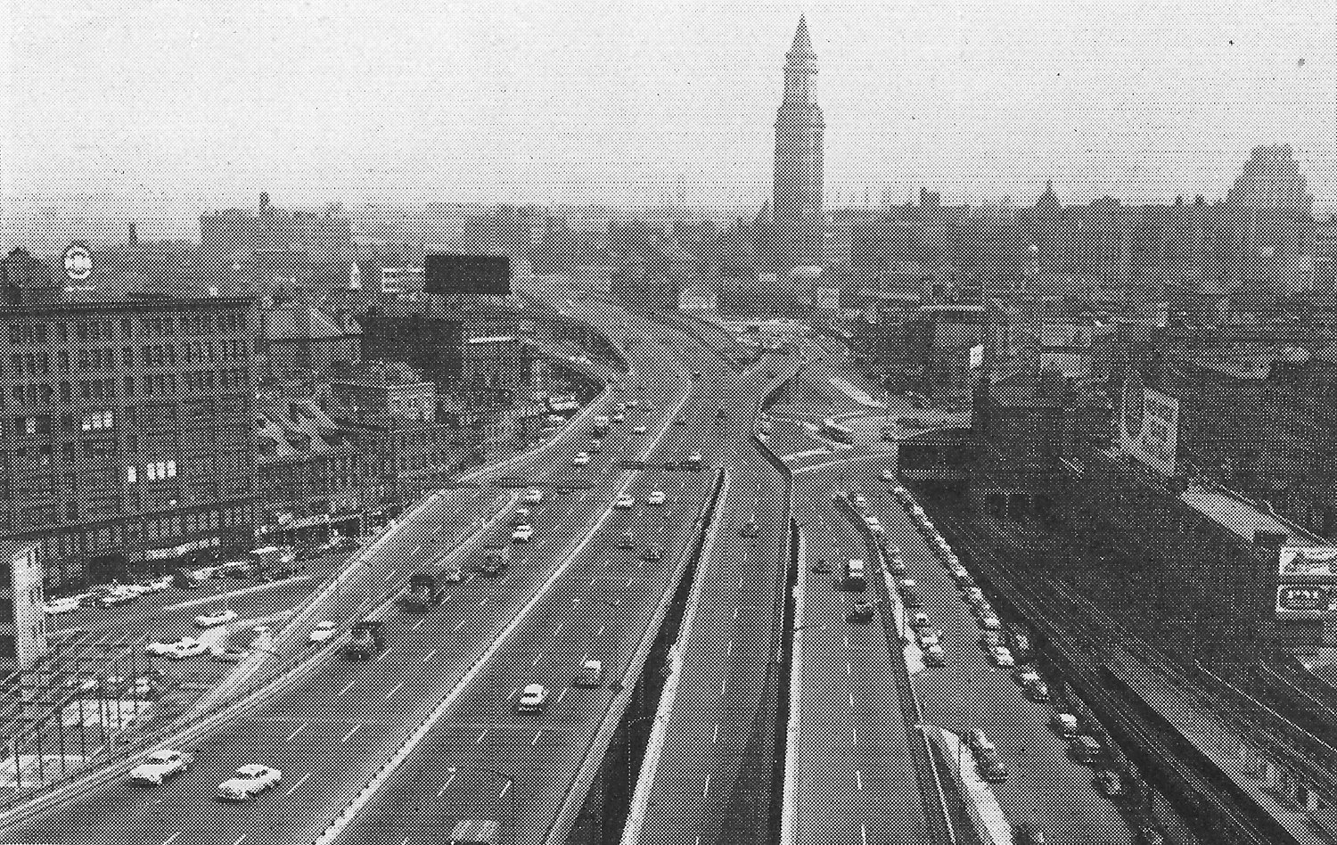 Fig 241 ‘…formidable structures to have to incorporate into cities’ (Boston, Mass.).